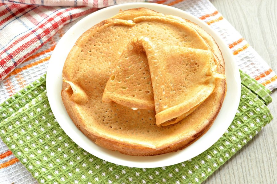 Блины на кефире