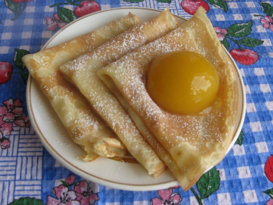 Как приготовить блины из 1 яйца