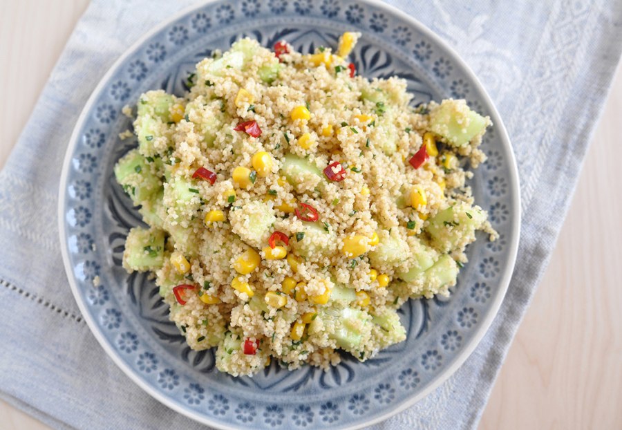 Киноа с вялеными томатами