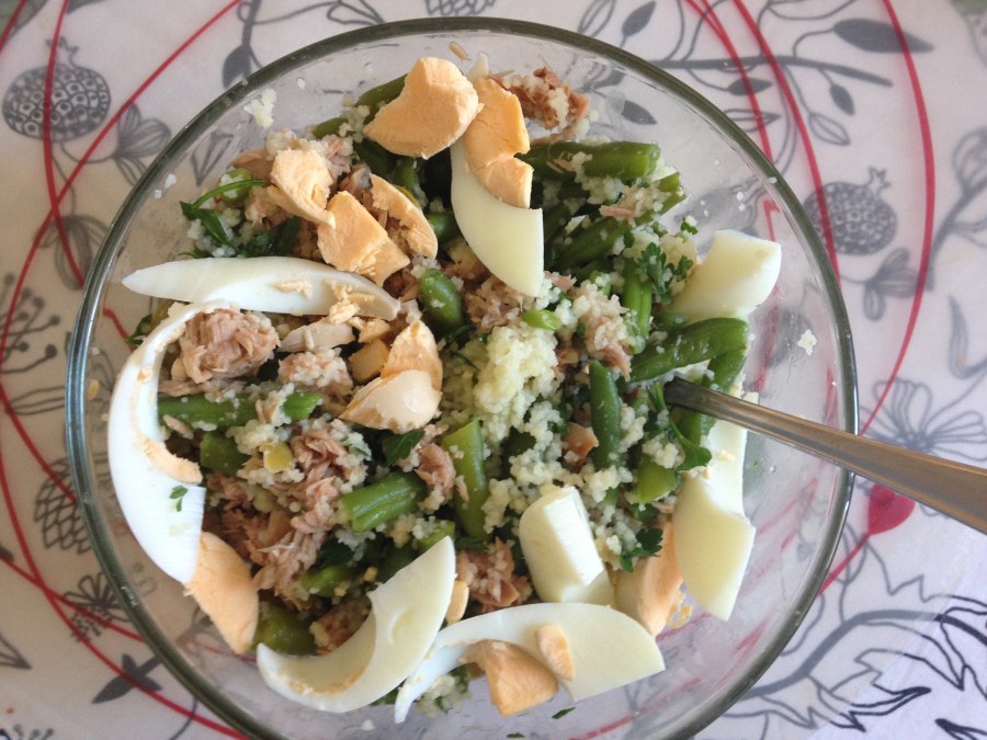 Салат с кускусом от Юлии Высоцкой