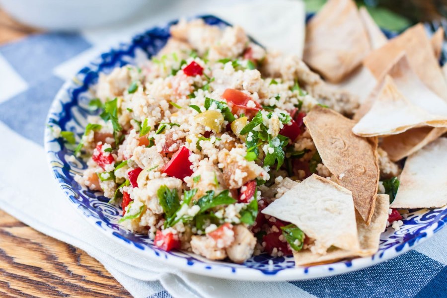 Кус кус с печеными овощами