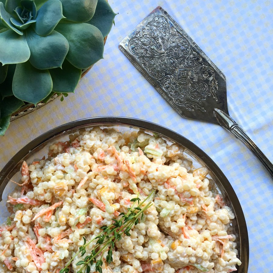 Кабачки с кускусом и овощами