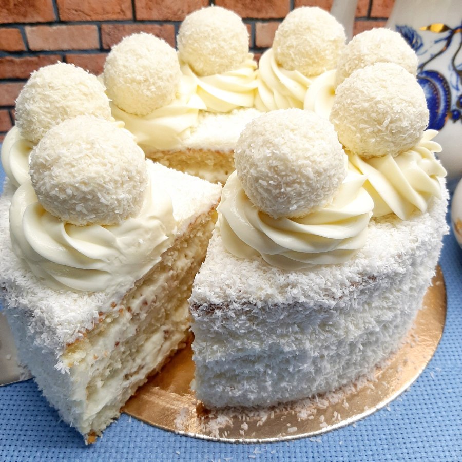 Кокосовый торт Рафаэлло