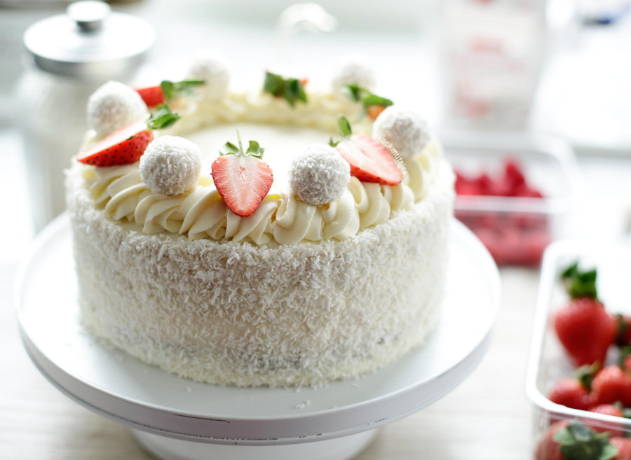 Торт Рафаэлло с кокосом