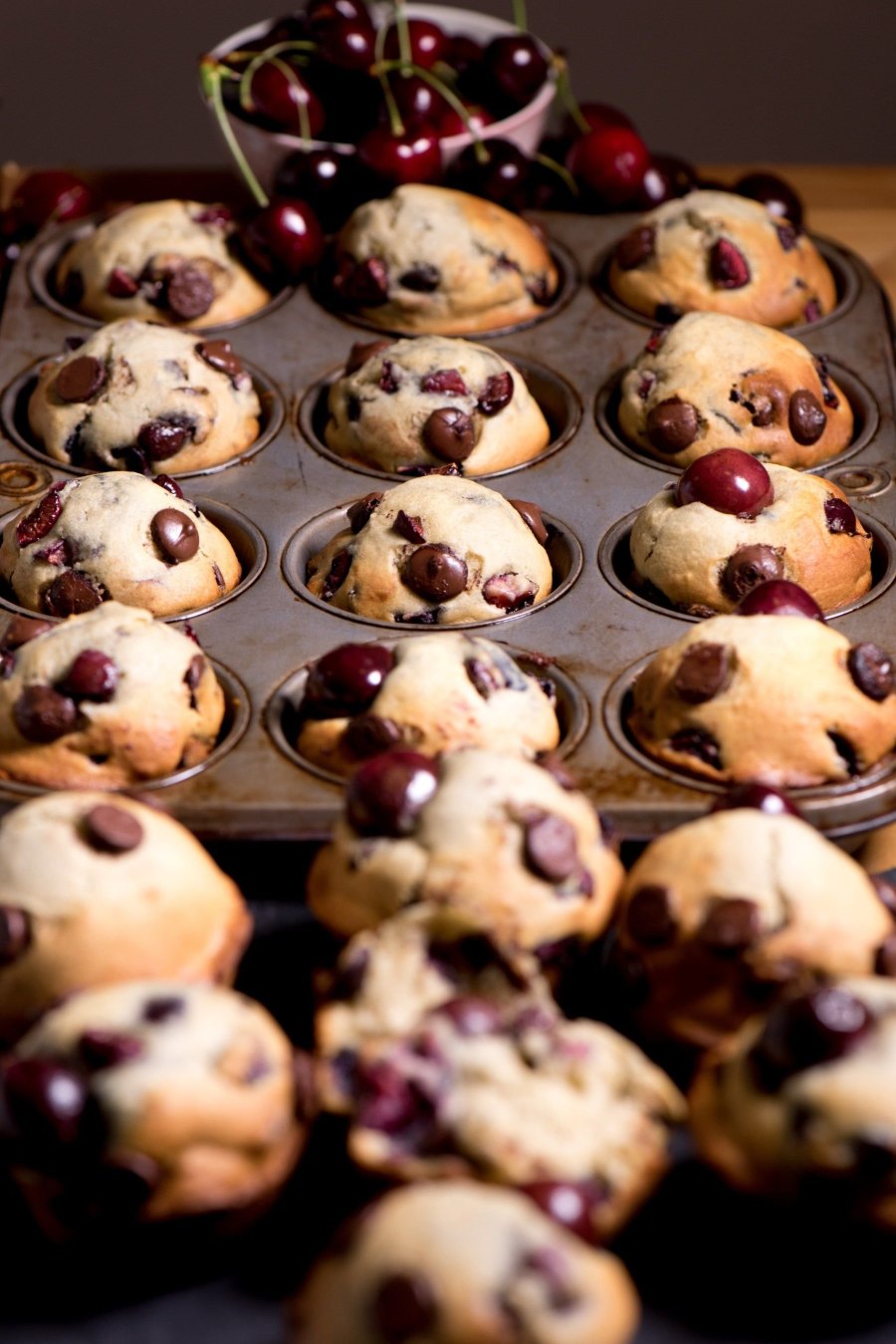 Кекс с вишней