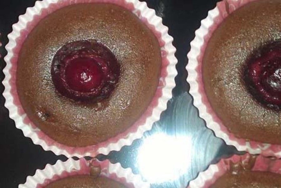 Творожно-ягодный кекс