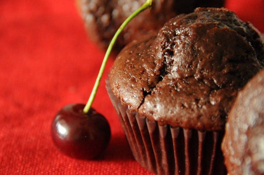 Кекс с вишней