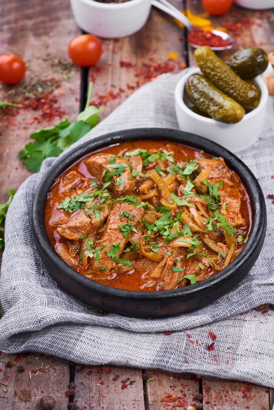 Солянка мясная по-грузински