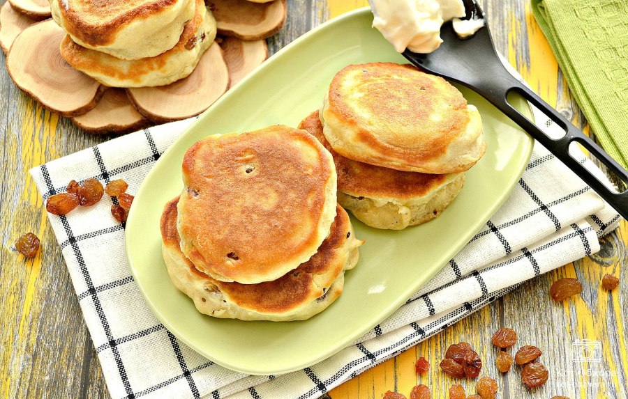 Оладьи из кабачков на кефире