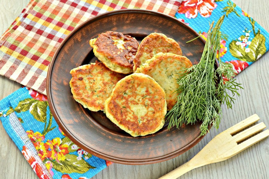 Картофельно-кабачковые драники