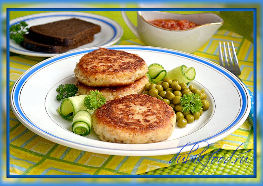 Диетические капустные котлеты