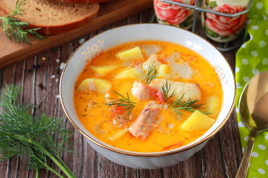 Уха из форели