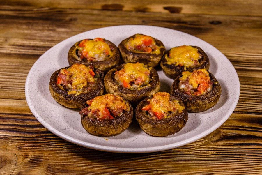 Фаршированные шампиньоны Юлия Высоцкая