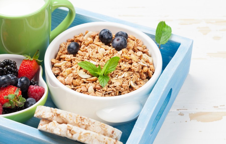 Мюсли с фруктами