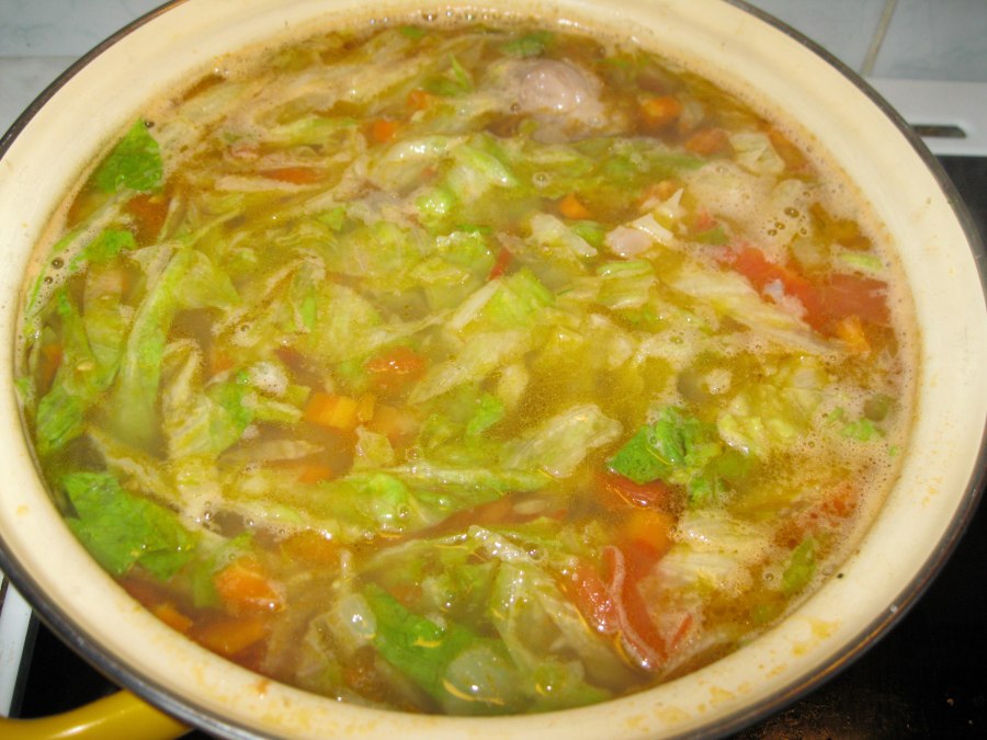 Бизнес ланч щи со свининой