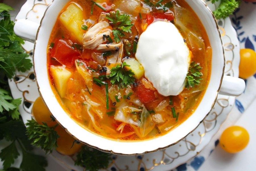 Щи по уральски с крупой