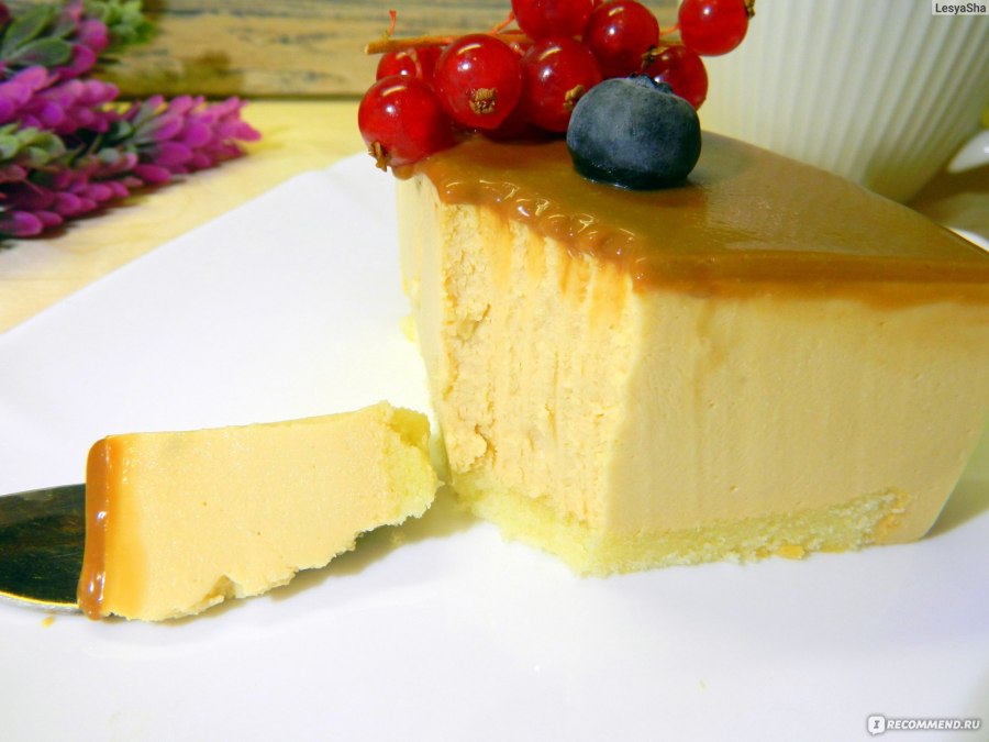 Муссовый торт манго-маракуйя