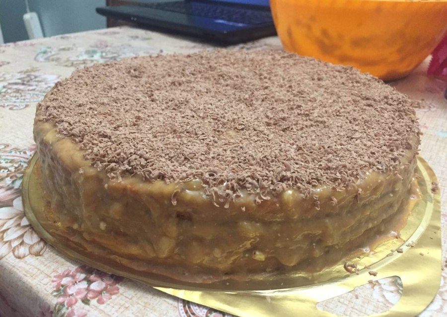 Торт на сковороде