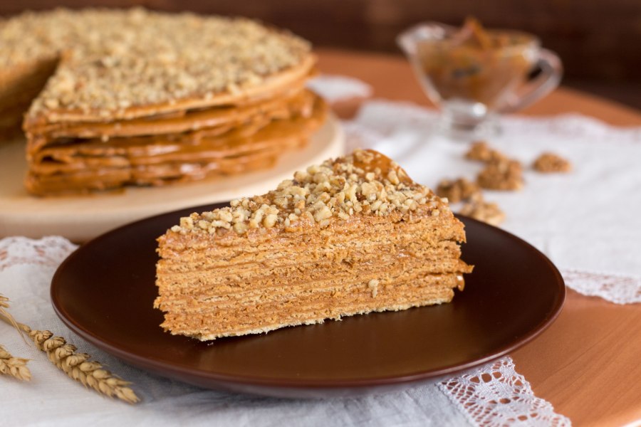 Тортик со сгущенкой