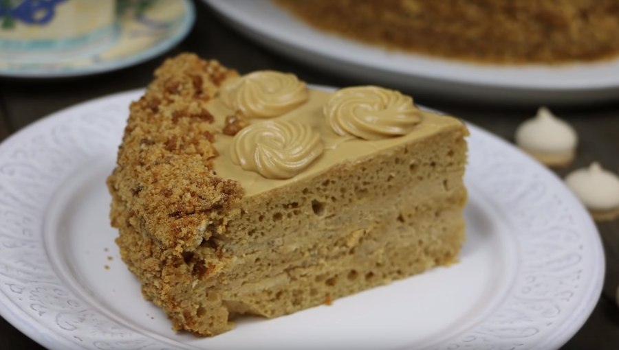 Торт со сгущенкой