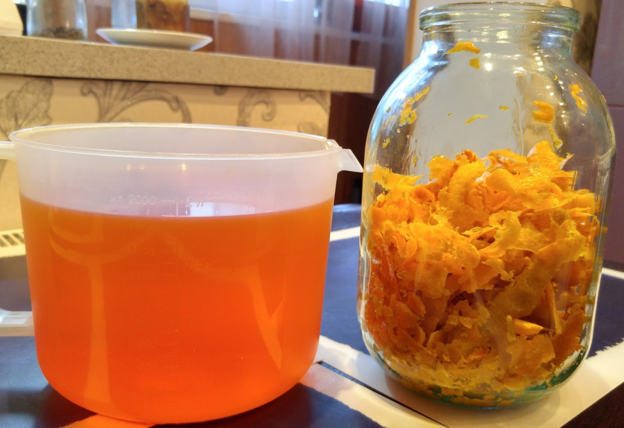 Настой из мандариновых корок