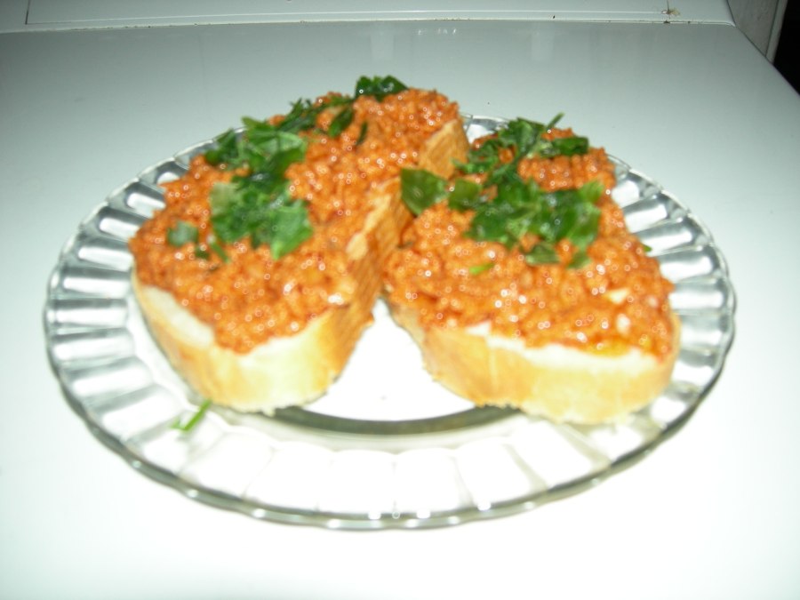 Закуска из икры сельди