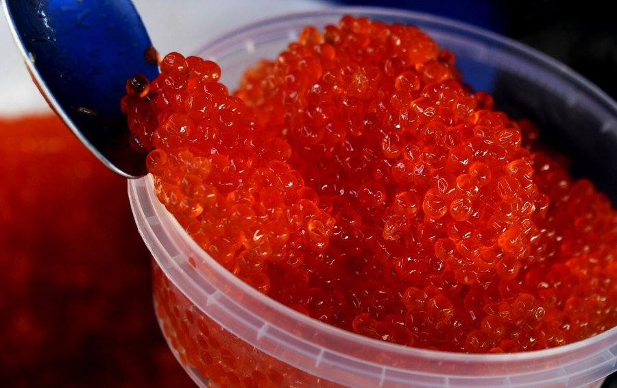 Закуска с щучьей икрой