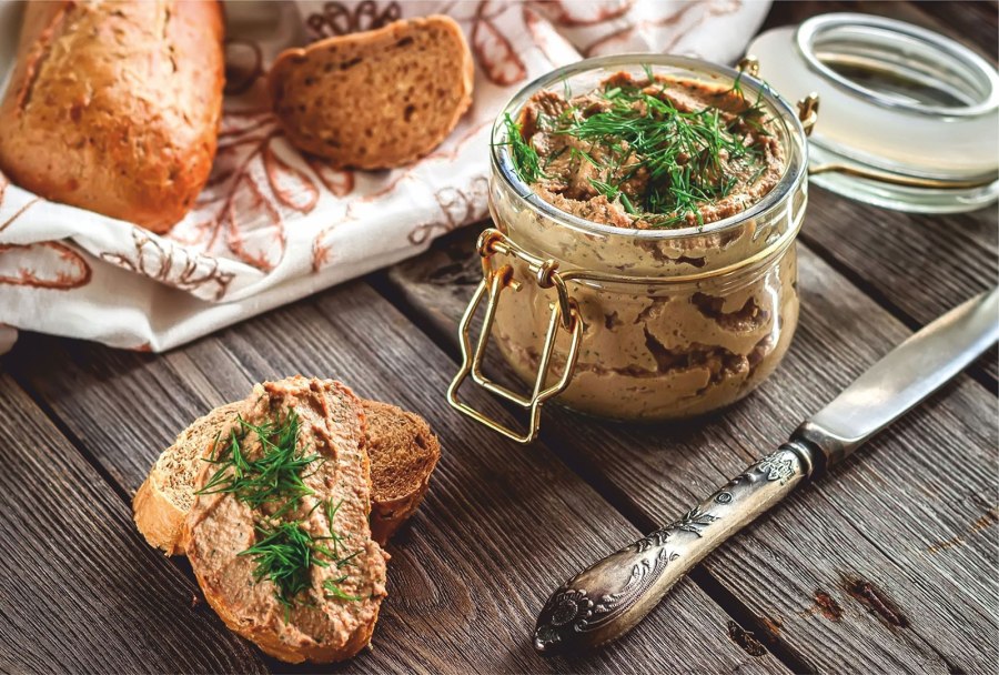 Печёночный паштет из куриной печени