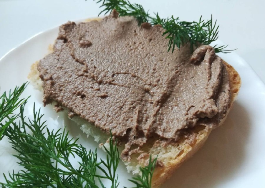 Печёночный паштет из куриной печени