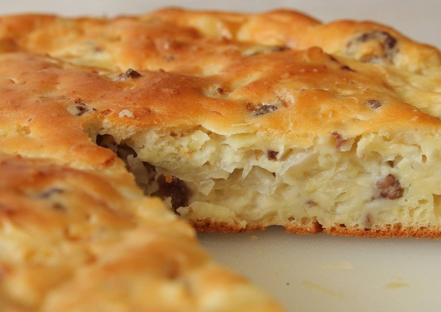 Капустный пирог заливной