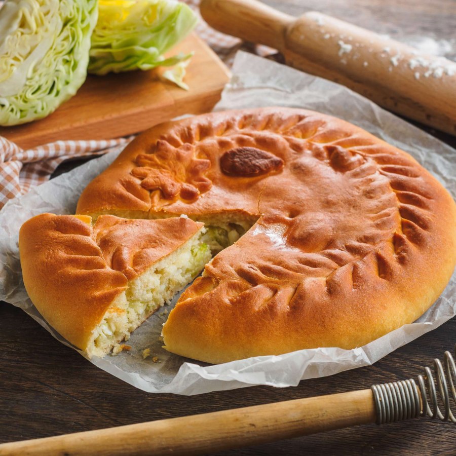 Пирог с капустой