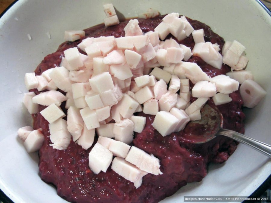 Печень с салом