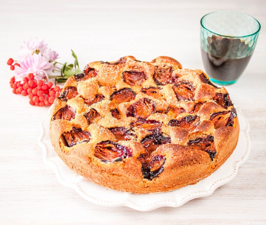 Пирог Нью-Йорк сливовый
