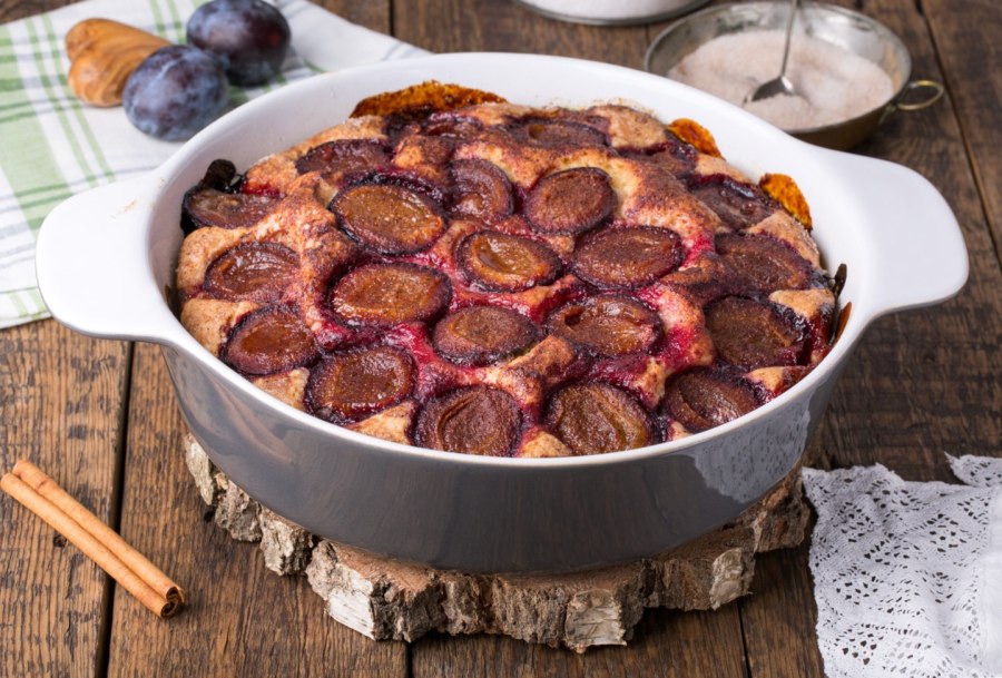 Немецкий пирог со сливами