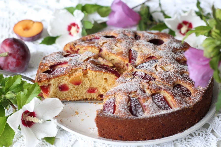 Пирог из сливы