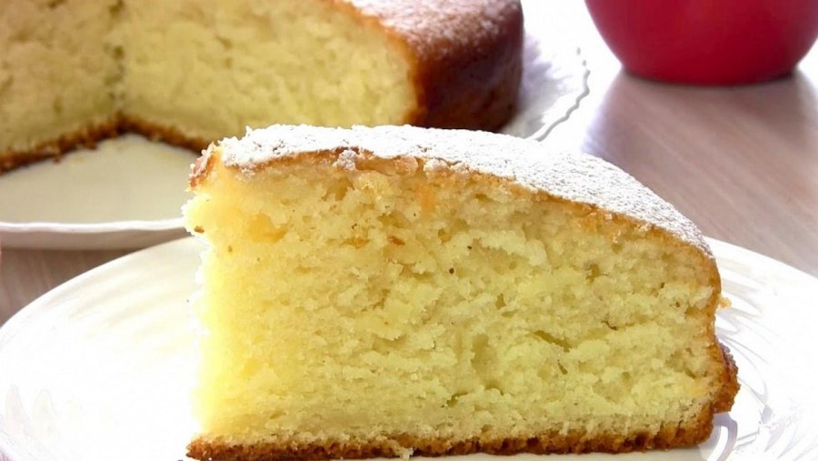 Бисквит на кефире пышный