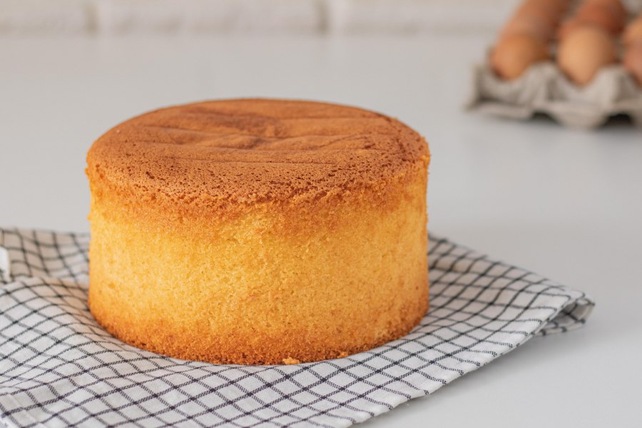 Бисквит на сгущенном молоке