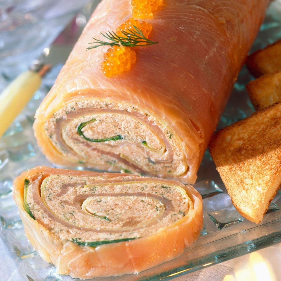 Лососевый рулет