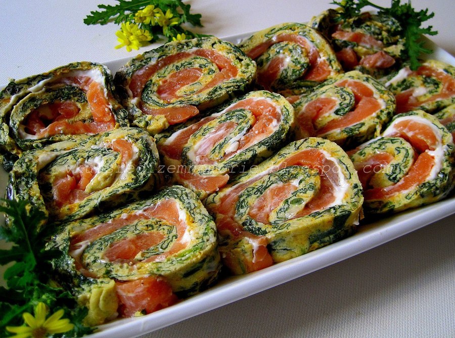 Рыбный рулет из горбуши