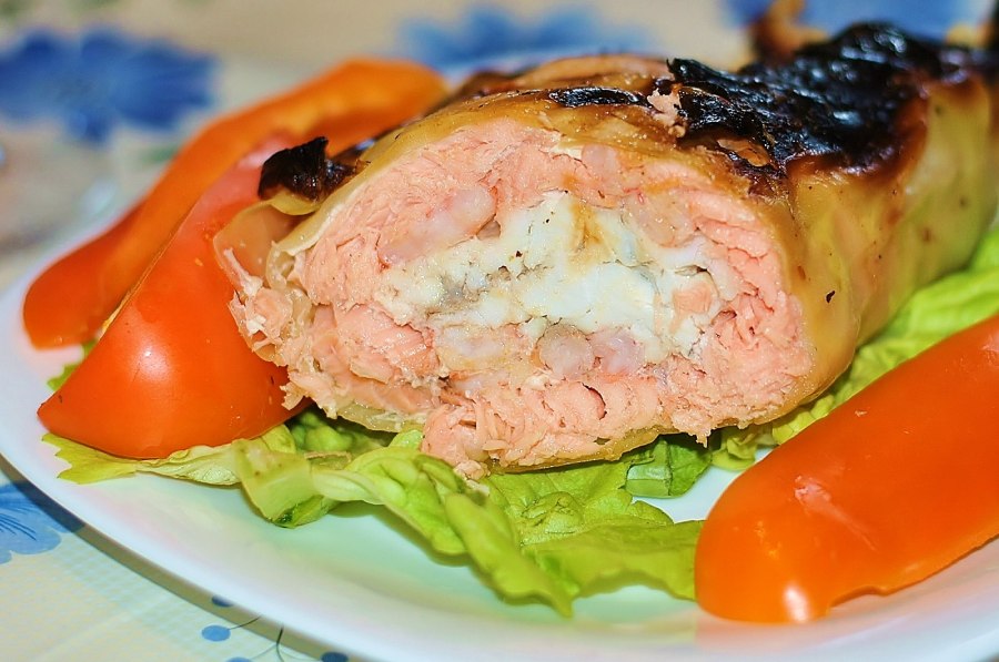 Рулет из горбуши