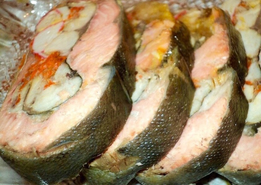 Рыбный рулет из щуки