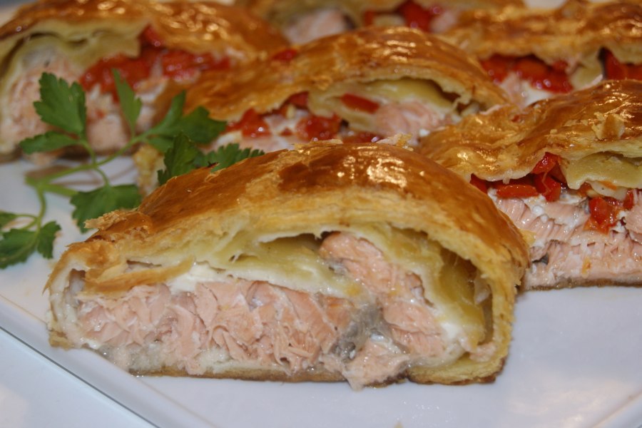 Рулетики из семги