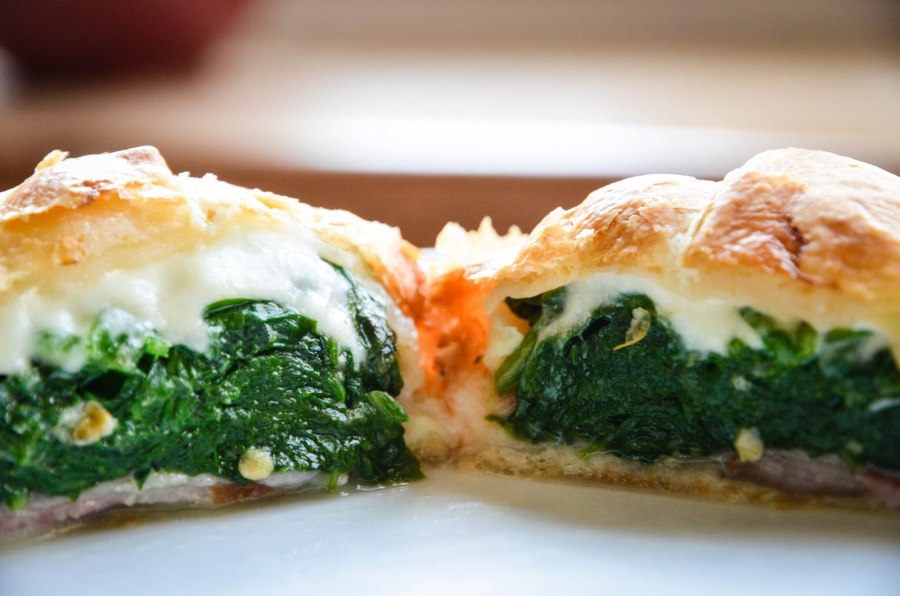 Пирог со шпинатом