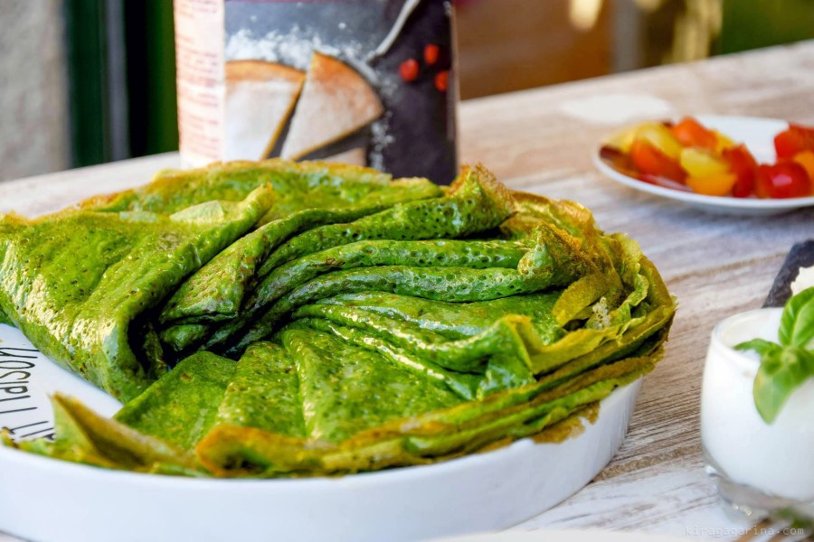 Пирог со шпинатом и фетой