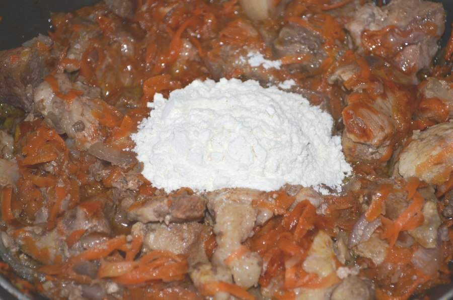 Подлива к рису из свинины