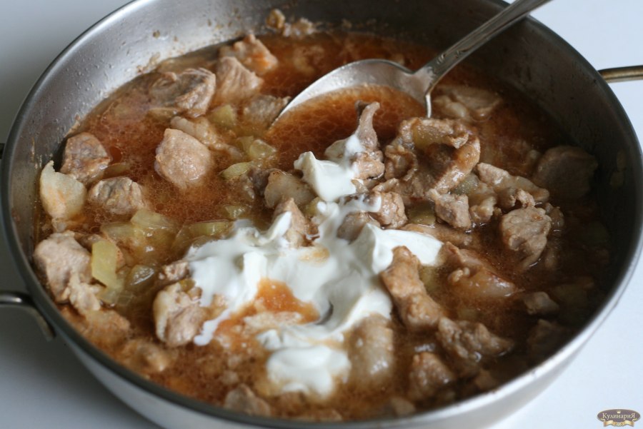 Подливка из говядины с мукой