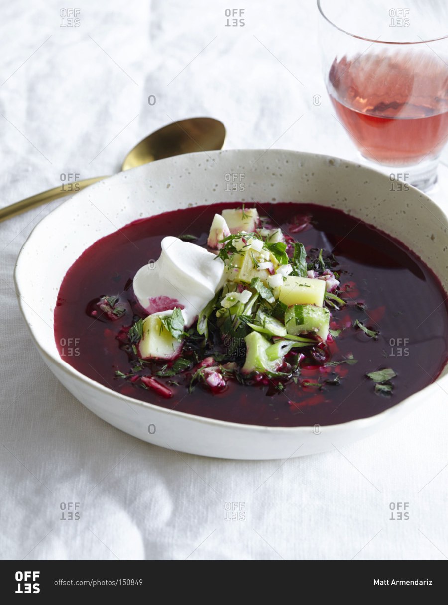 Борщ из краснокочанной капусты