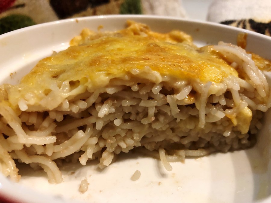 Макаронная запеканка «ленивая»