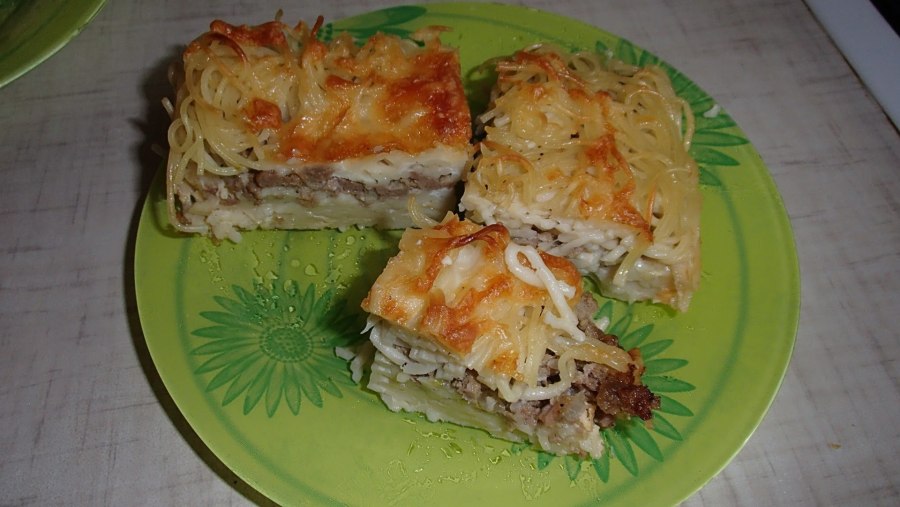 Запеканка из макарон