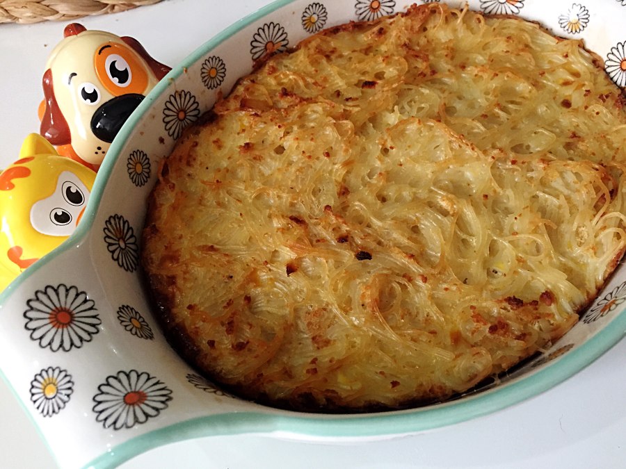 Мясная запеканка в садике